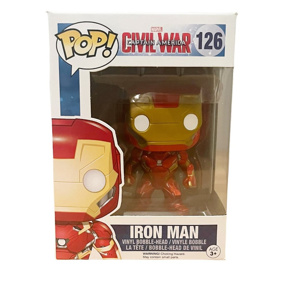 Funko Pop Vinyl Iron Man Marvel Civil War 126